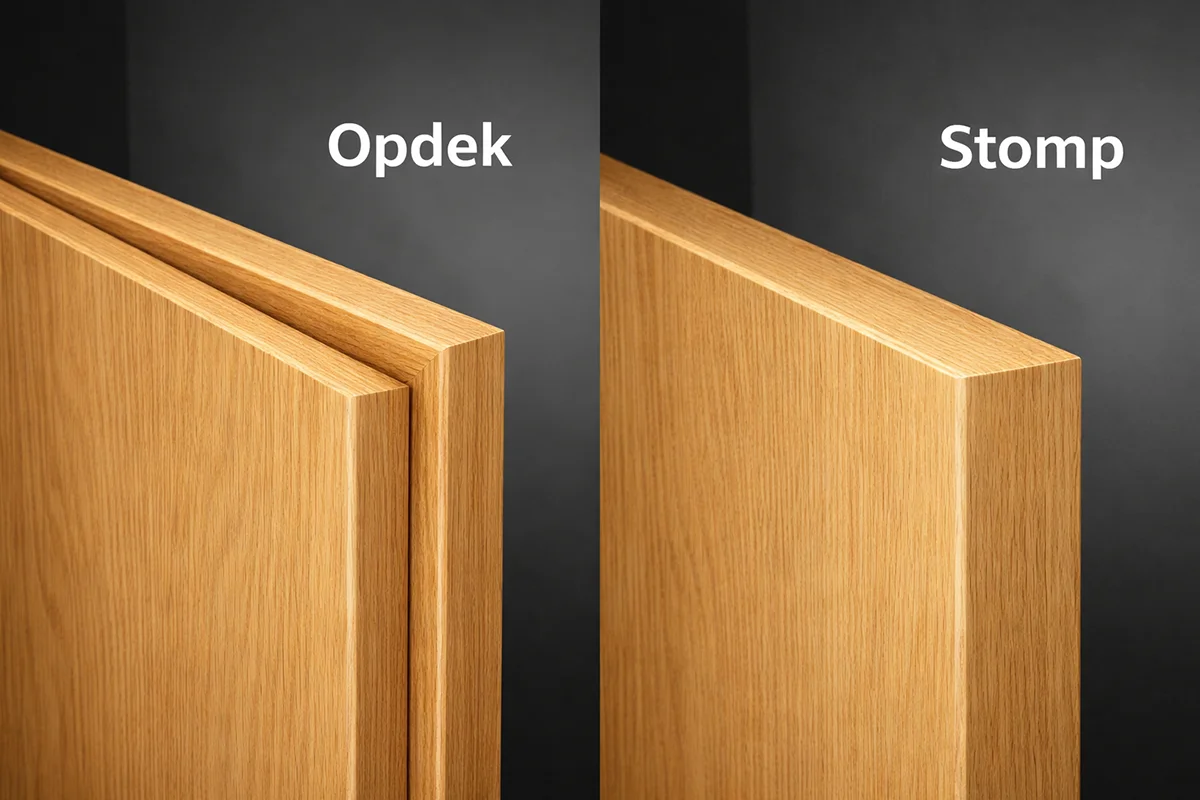 opdek en stompe deur